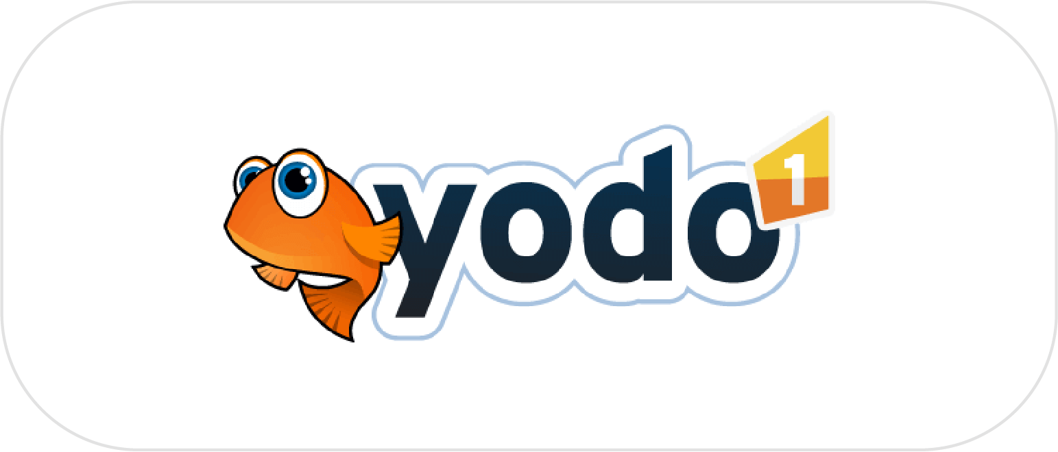 Yodo Logo PNG displayed on a smartphone, representing SaleMag Digital Marketing Agency, your go-to for top-notch marketing solutions.